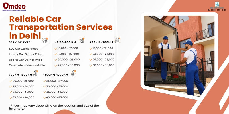 Car Transport services in Delhi